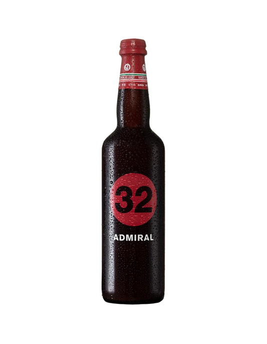 bottiglia di birra rossa doppio malto Admiral prodotta dal micro birrificio 32 Via Dei Birrai e venduta da Buono!