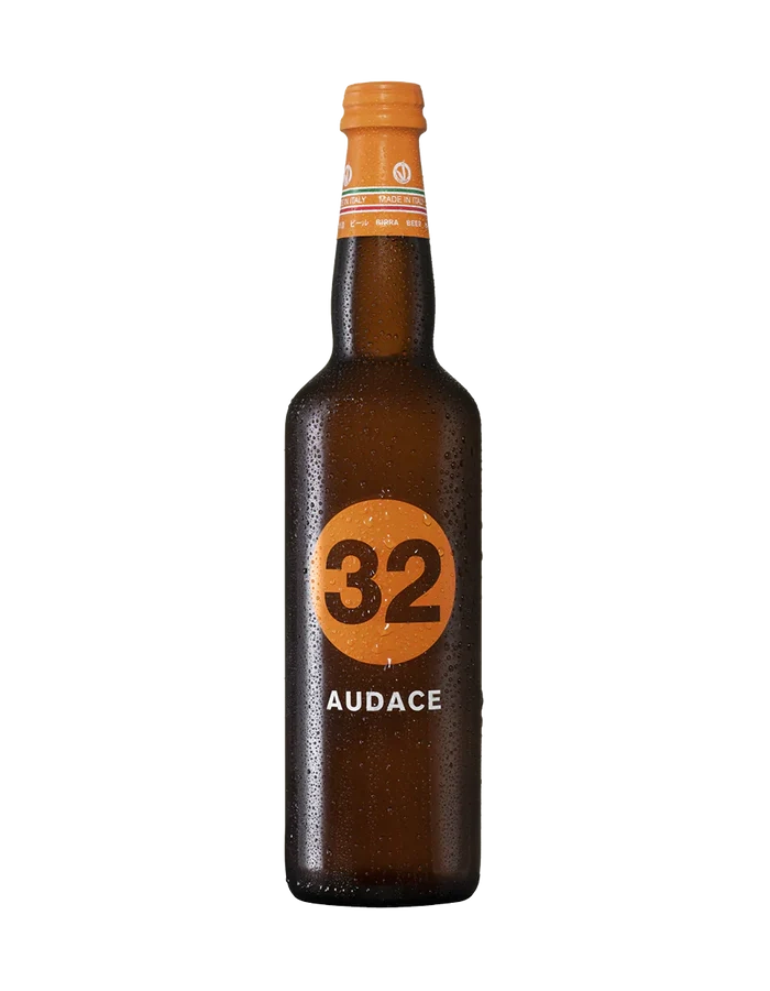 bottiglia di birra artigianale Audace prodotta dal birrificio 32 Via dei Birrai e venduta da Buono!