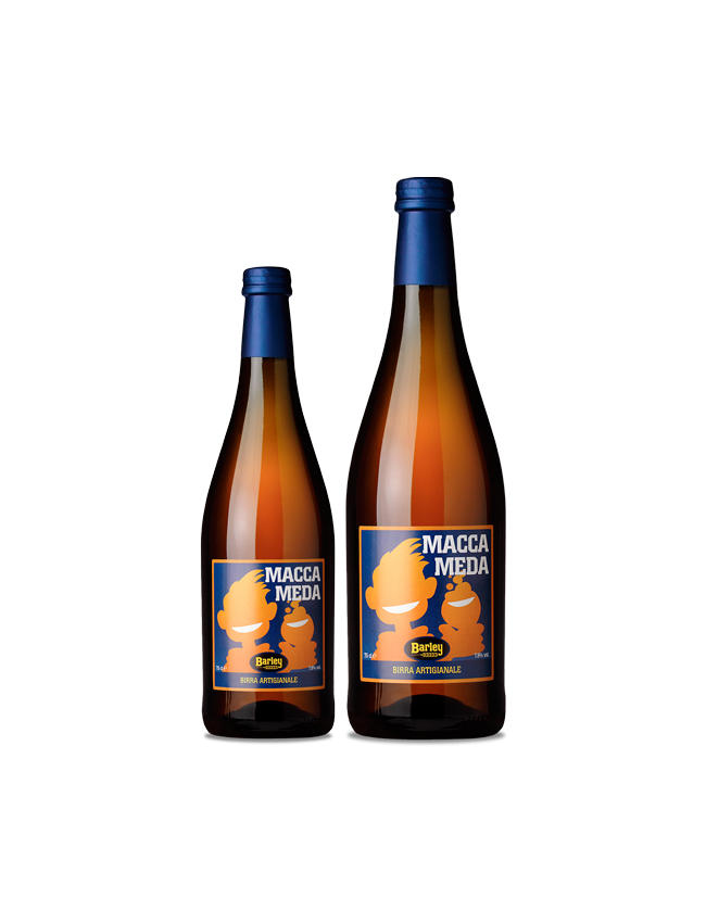 bottiglie di birra artigianale macca meda del birrificio Barley vendute da Buono!