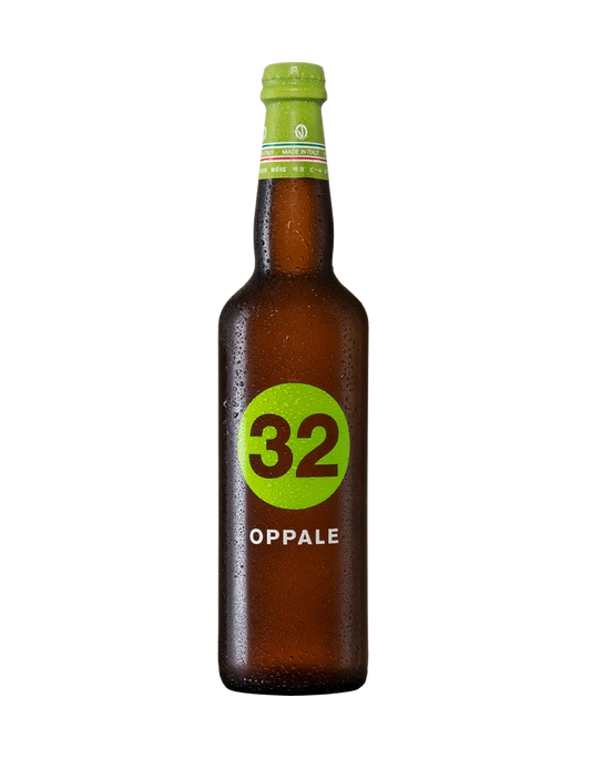bottiglia di birra artigianale Oppale prodotta dal birrificio 32 via dei birrai e venduta da Buono!