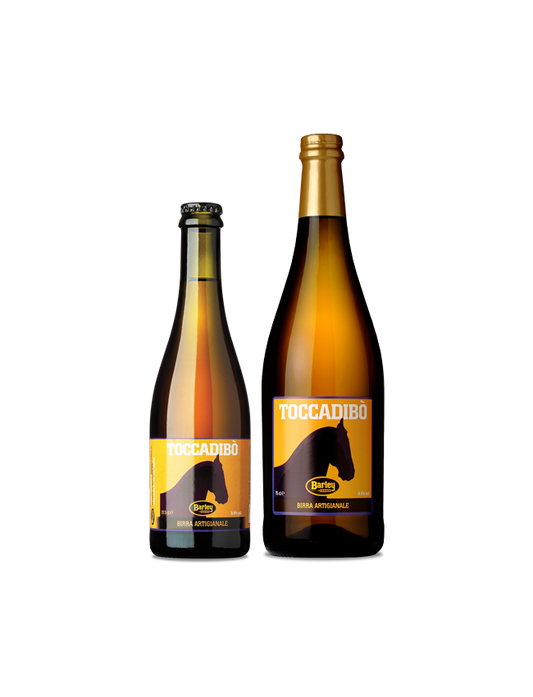 bottiglie di birra artigianale Toccadibò prodotta dal birrificio Barley e vendute da Buono!