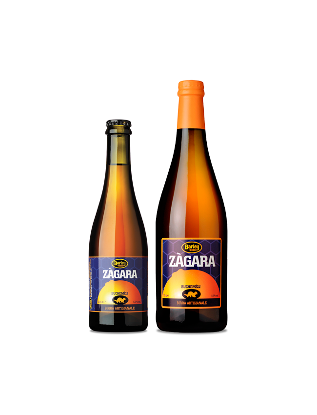 bottiglie di birra artigianale Zagara prodotta dal birrificio Barley e venduta da Buono!