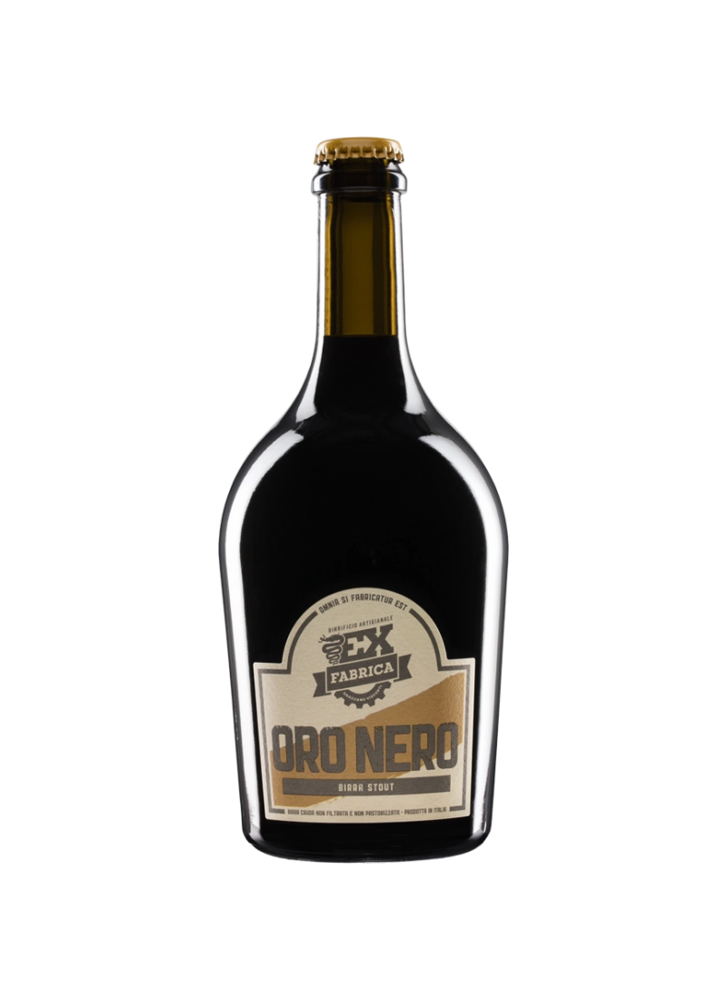birra artigianale scura di tipo Stout del birrificio ExFabrica venduta da buono!