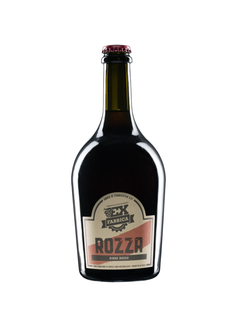 birra artigianale rossa intensa chiamata Rozza prodotta dal birrificio ExFabrica venduta da Buono!