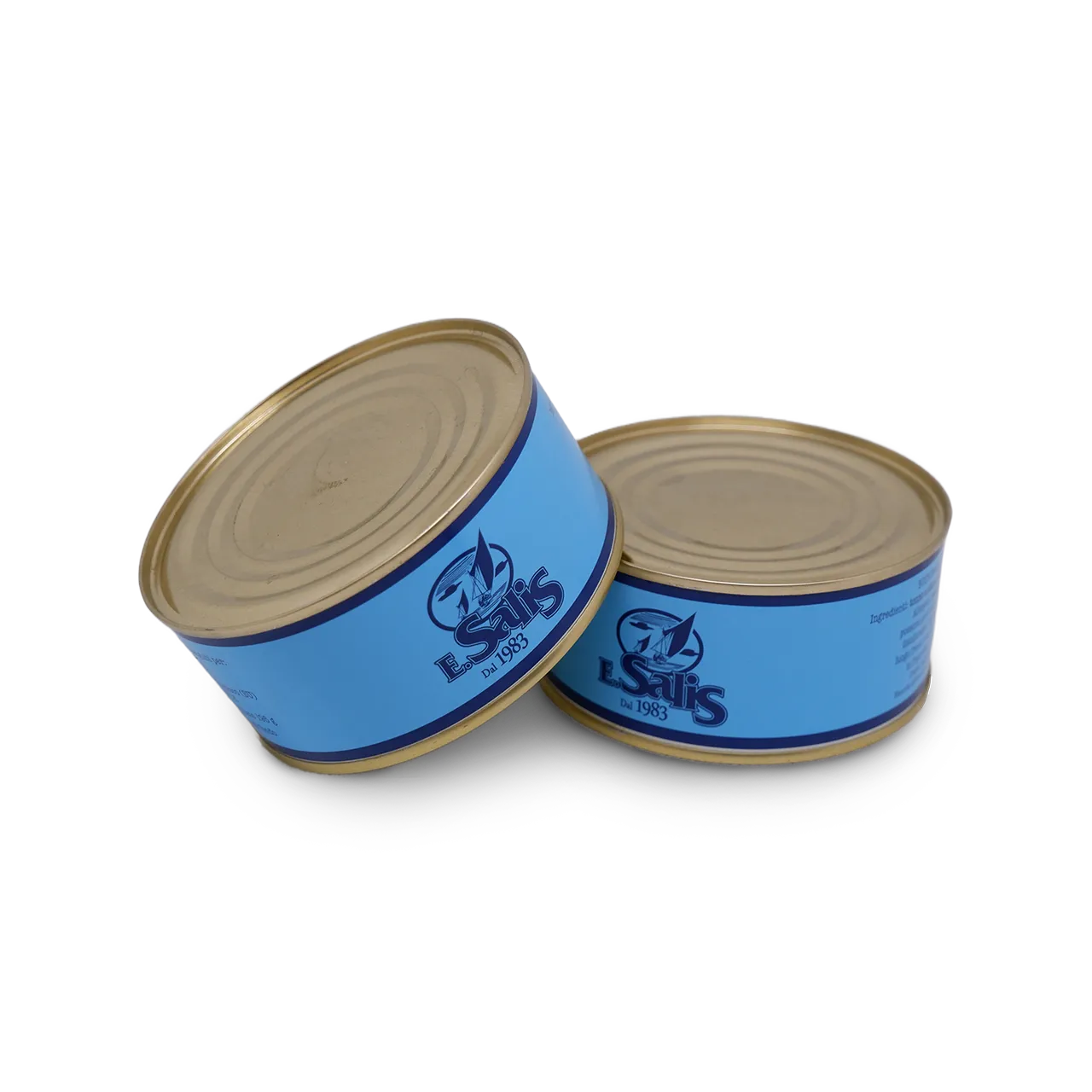 scatolette di latta di buzzonaglia di tonno fresco prodotte artigianalmente da Efisio Salis e vendute da Buono!