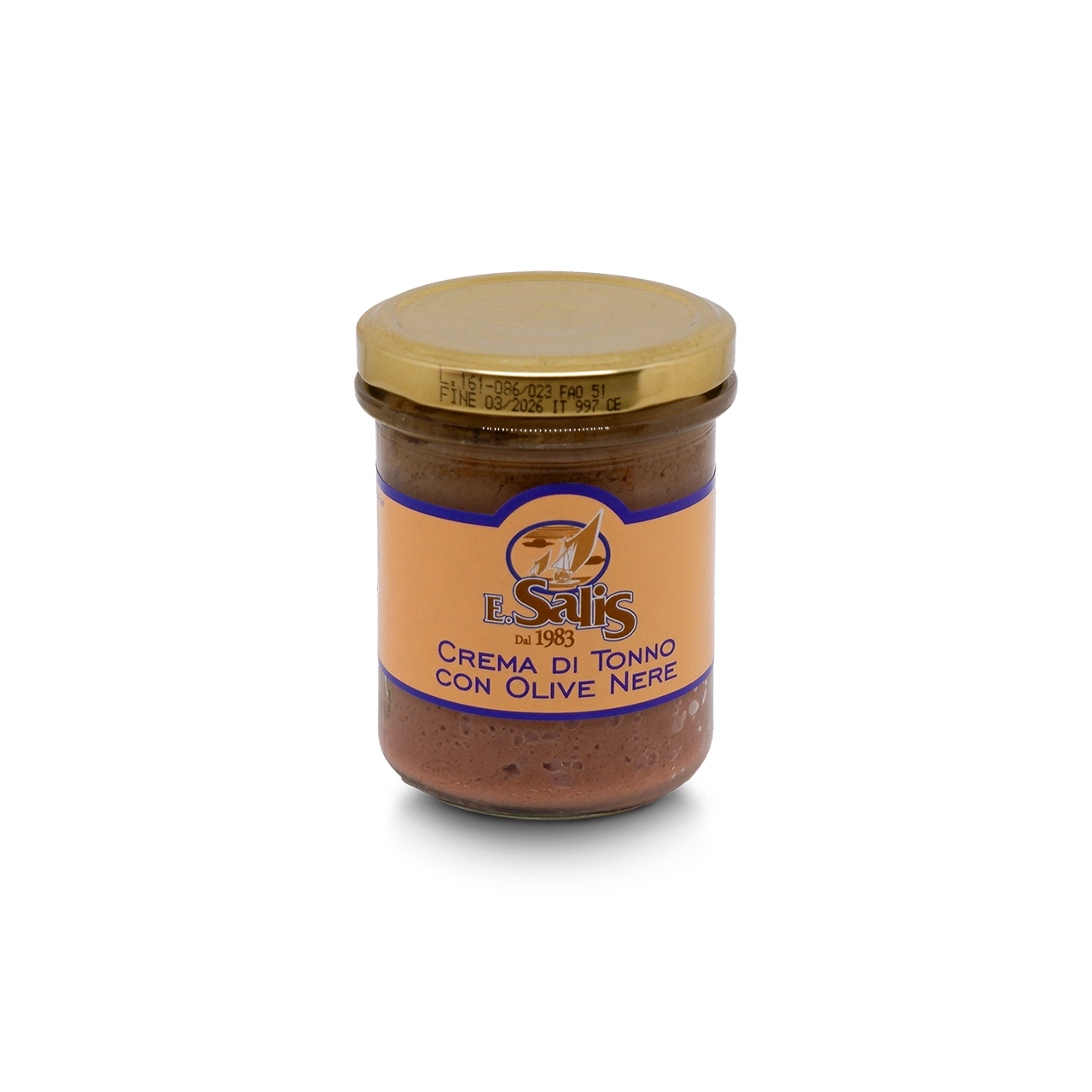 barattolo di crema spalmabile al tonno con olive nere di Efisio Salis venduto da Buono!