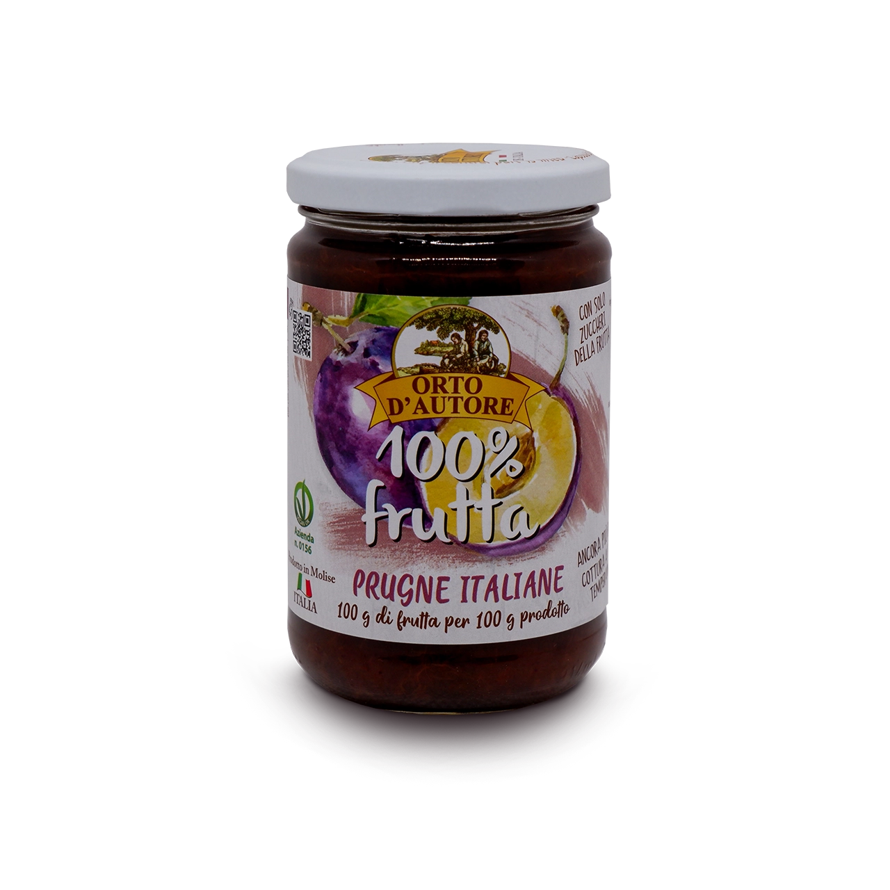Marmellata artigianale 100% frutta Orto d'Autore | 190gr