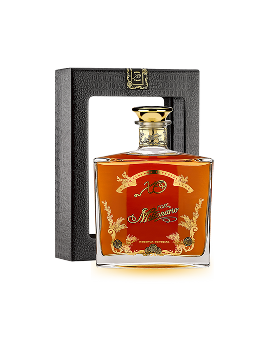 bottiglia e astuccio di rum ron millonario xo venduto da buono!