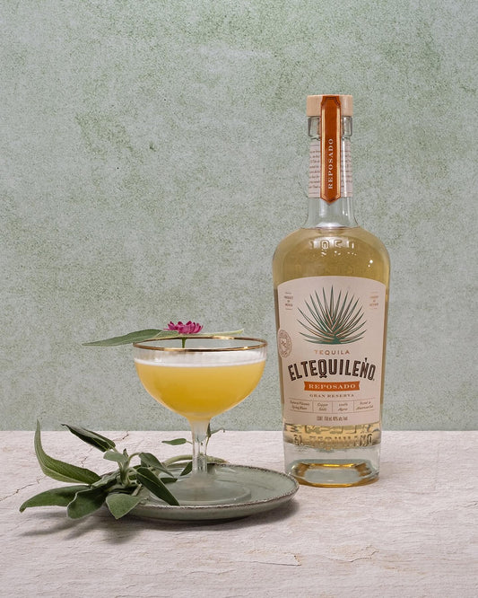 bottiglia e cocktail di Tequila ElTequileno reposado gran reserva venduto da Buono!