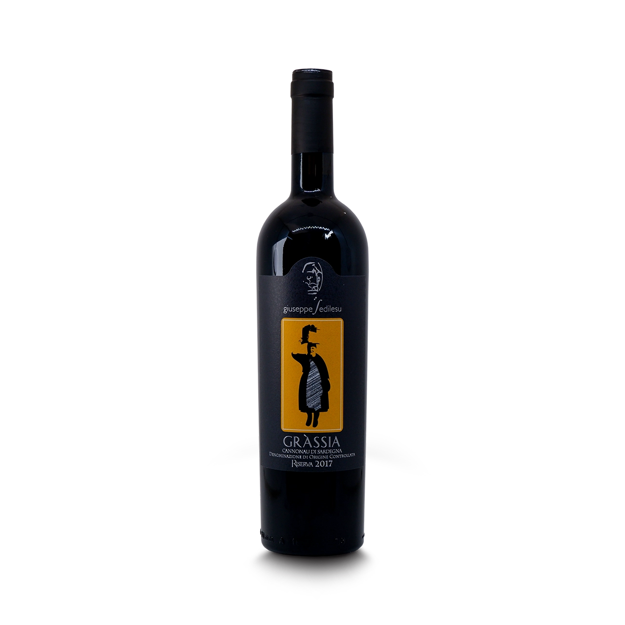 Bottiglia di vino rosso cannonau Gràssia della cantina giuseppe sedilesu venduto da Buono!