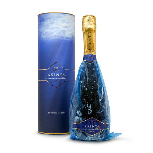 bottiglia regalo di vino spumante akenta sub da 750ml prodotto dalla cantina Santa Maria La Palma disponibile su Buono!