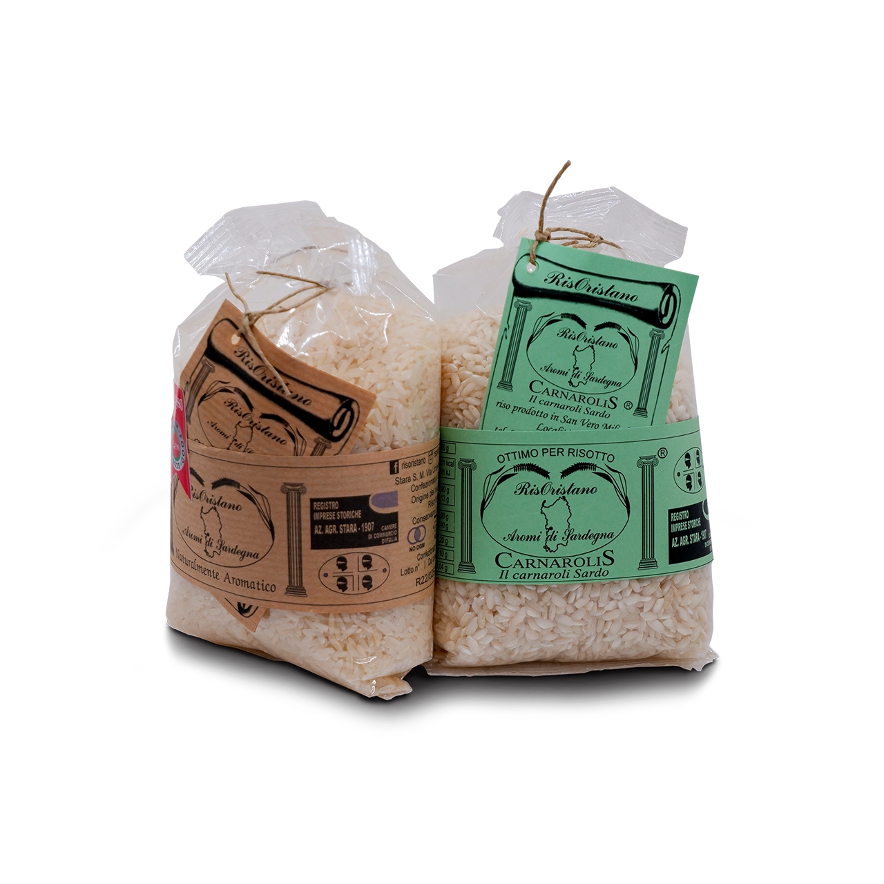 riso aromatico carnaroli e thai prodotto in Sardegna dall'azienda Risoristano e venduto da Buono!