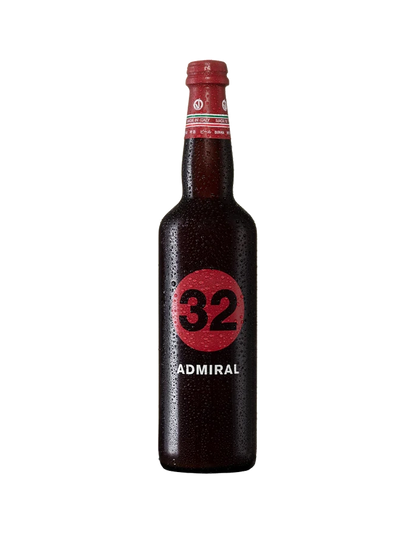 bottiglia di birra rossa doppio malto Admiral prodotta dal micro birrificio 32 Via Dei Birrai e venduta da Buono!