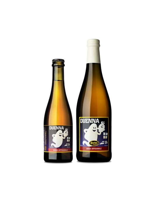 bottiglie di birra artigianale Duenna prodotta dal birrificio Barley e venduta da Buono!