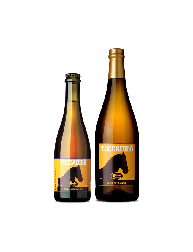 bottiglie di birra artigianale Toccadibò prodotta dal birrificio Barley e vendute da Buono! 