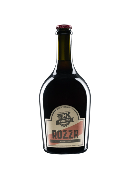 birra artigianale rossa intensa chiamata Rozza prodotta dal birrificio ExFabrica venduta da Buono!