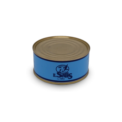 scatolette di latta di buzzonaglia di tonno fresco prodotte artigianalmente da Efisio Salis e vendute da Buono!