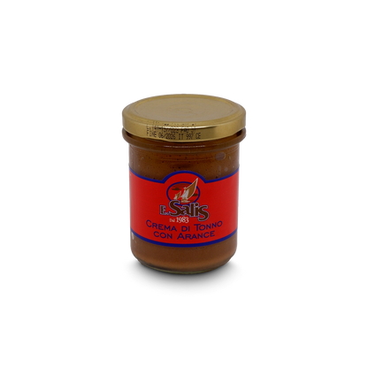 barattolo di crema spalmabile al tonno con arance di Efisio Salis venduto da Buono!