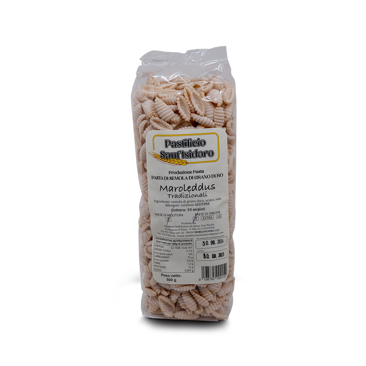 Pasta artigianale MALLOREDDUS Sant'isidoro | 500gr