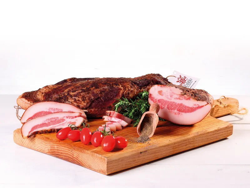 Guanciale di suino Salumi Puddu | trancio
